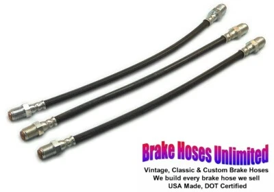 BRAKE HOSE SET Elcar, 75A, 95, 96, 120, 130, 140 - 1930 1931, Internal brakes - Image 1 of 2