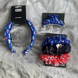 CLAIRE'S - BT21 - Bundle of hair items - Picture 1 of 2