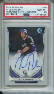 Bowman Chrome 2014 #BCAP-KP - Kyle Parker - Autograph Prospects PSA 10 - Imagen 1 de 2