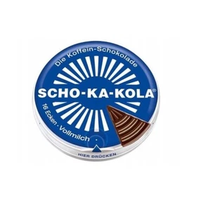 Germany Energy Milk Chocolate Bar SCHO-KA-KOLA Caffeine & Cola Flavour Tin 100g - Picture 1 of 3