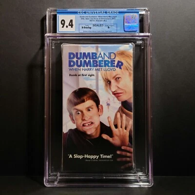 Dumb and Dumberer CGC Graded VHS 9.4/B+ Factory Sealed! Rare 2003 Late Release - Image 1 of 4