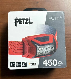 Faro Petzl ACTIK 450 lúmenes - ROJO - NUEVO ENVÍO GRATUITO - Imagen 1 de 3