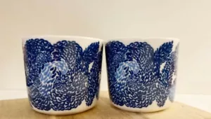 MINT! Marimekko "Mynsteri" Coffee Mug Cup Ceramic 200ml set of 2 F/S - Picture 1 of 3