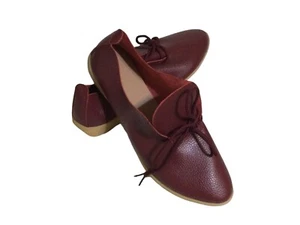 Women’s Red Pointed Toe Oxfords - Picture 1 of 5