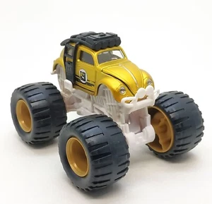 Majorette Volkswagen Beetle Monster Truck Series 9 Gold 1:64 (3") no Package - Picture 1 of 6