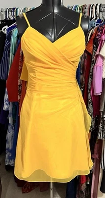 Sunshine Yellow Cocktail or Homecoming Dress Sz 10 Women’s Sleeveless - Image 1 of 4