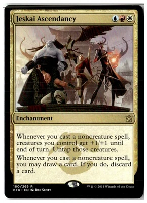 MTG Jeskai Ascendancy - Khans of Tarkir Moderately Played English - Image 1 of 2