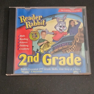 Reader Rabbit 2nd Grade CD-ROM Ages 6 to 8 The Learning Company PC - Image 1 of 4