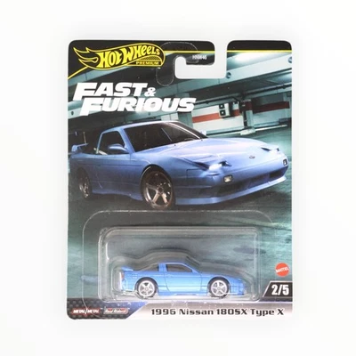 Hot Wheels 1996 Nissan 180SX Type X 2/5 - Tokyo Drift - Fast & Furious Premium A - Image 1 of 3