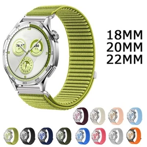 Correa de reloj de nailon tejido deportivo correa de reloj de pulsera de 18 mm correa de reloj de 20 mm 22 mm - Imagen 1 de 29