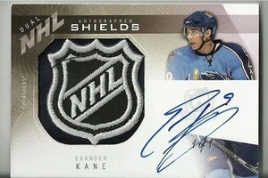 Evander Kane / Colin Wilson 09/10 UD The Cup Dual NHL Rookie Auto Shields 1/1 - Picture 1 of 2