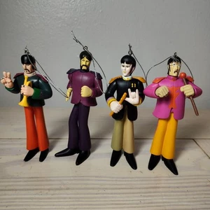 Set decorazioni natalizie The Beatles Yellow Submarine Kurt S Adler 2013 Paul John - Foto 1 di 3