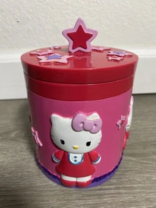 Hello Kitty 2012 Sanrio Jar Rare Used Good Condition Stars Star Pink Purple - Picture 1 of 9