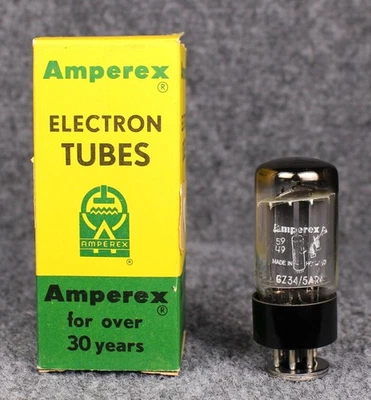 (1) Tubo Amperex Bugle Boy 5AR4 GZ34 ~ f32 X9G ~ ¡NUEVO EN CAJA! Foto 1 de 4