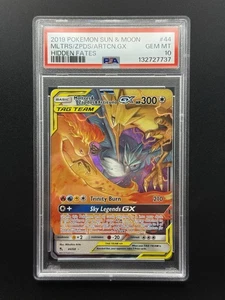 Moltres & Zapdos & Articuno GX 44/68 Hidden Fates Holo - PSA 10 Gem Mint - Picture 1 of 2