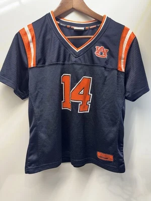 Colosseum Auburn Tigers Youth Large Football Jersey Small #14 Blue NCAA - Image 1 of 4