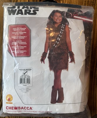 Rubies Star Wars Chewbacca Girls Dress & Gloves Medium 8-10 Costume 700607 - Image 1 of 4