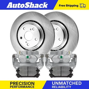 Front Brake Rotors Ceramic Pads Calipers for Lexus RX350 Toyota Highlander - Picture 1 of 7