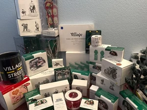 Dept 56 Dickens Village Accessory Pieces, Select 50+, Santa, Tree, Fence, Nice! - Picture 1 of 186