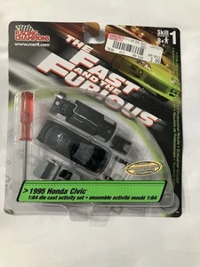 Racing Champions Fast And Furious 1995 Honda Civic 1:64 Die Cast Activity Set - Picture 1 of 2