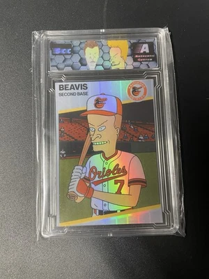 Tarjeta de lámina personalizada Billy Ripken Zombie clasificación 9,5 losa central Foto 1 de 2