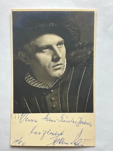Autógrafo HANS BRAUN (†1992)-Cantante de ópera AUSTRIA-Barítono-Viena-firmado AK - Imagen 1 de 3