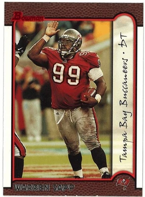 1999 Bowman - Warren Sapp #29 - Image 1 of 2