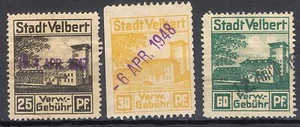 Germany local revenues Velbert fiscal Stempelmarke - Picture 1 of 1