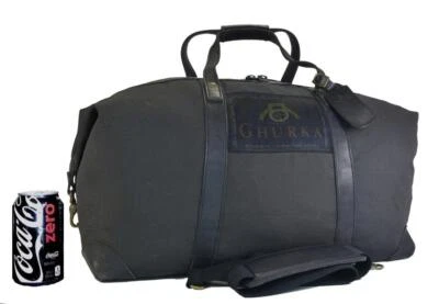"Bolsa de viaje vintage Ghurka Marley Hodgson # 355 Southport 22"" bolsa de gimnasio de mano" Foto 1 de 4