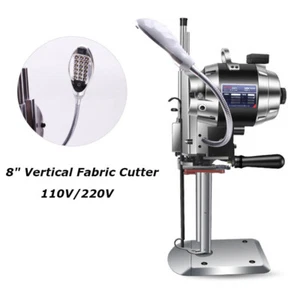 850W 8" Electric Fabric Cutter Scissors Straight Blade Cloth Cutter w/ LED Light - Picture 1 of 13