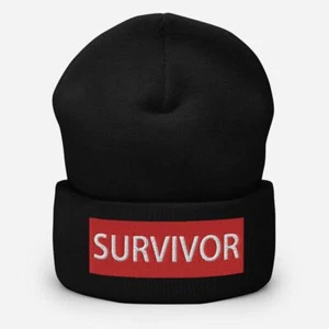 Gorro con puños bordado unisex Survivor - Imagen 1 de 13