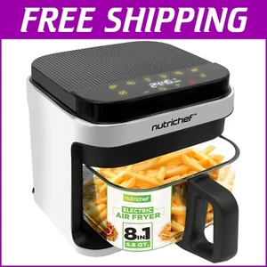 Healthy Cooking Made Easy: 5.8 QT Air Fryer with Timer & Compact Design - Picture 1 of 9