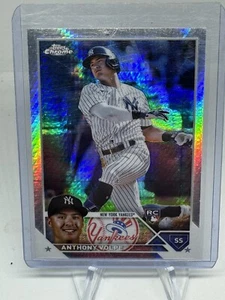 2023 Topps Chrome Prizm Refractor Anthony Volpe Rookie Card RC - Picture 1 of 2
