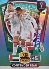 Panini FIFA World Cup Qatar 2022 # 473 Contender Team United Arab Emirates
