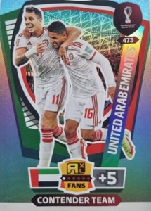 Panini FIFA World Cup Qatar 2022 # 473 Contender Team United Arab Emirates