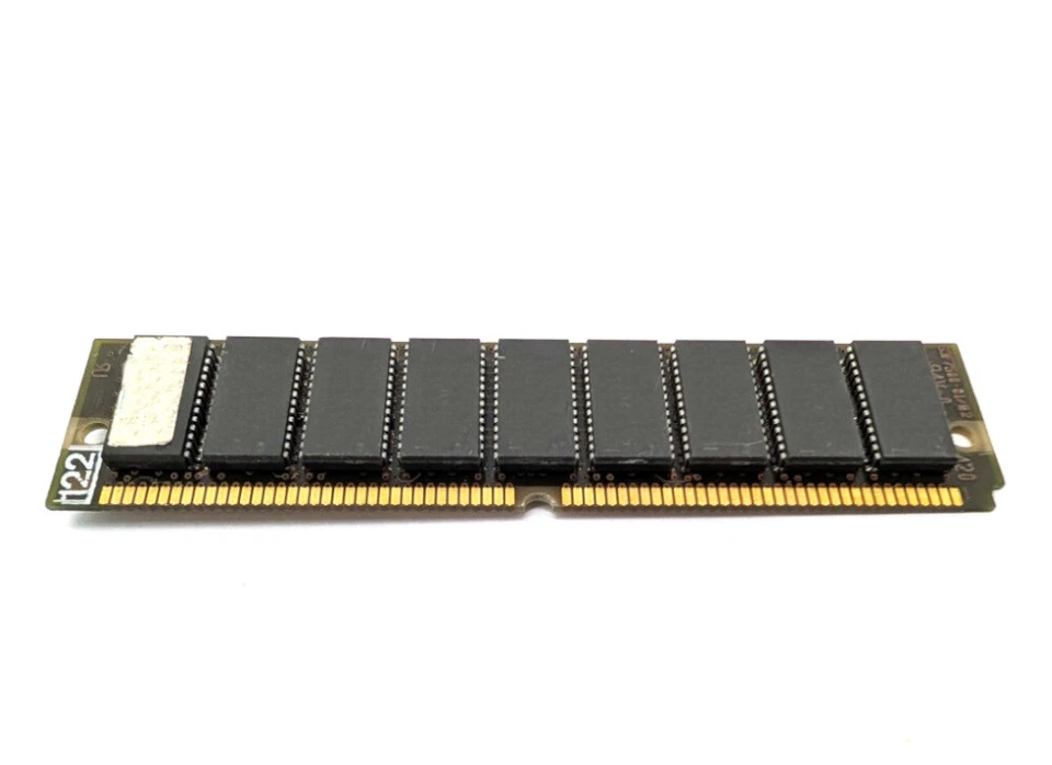 IBM FRU: 70F9973 4MB PS/2 FPM RAM SIMM 1Mx40 72-Pin P/N: 68X6356 Memory 80NS - Image 1 of 1