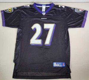 reebok on field jersey baltimore ravens youth xl (18-20) #27 rice black mesh  - Picture 1 of 12