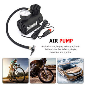 12V 300psi Mini Air Compressor Pump Car Tire Tyre Inflator for Motorcycle Kayak