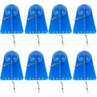 8 Pcs Diving Board Plastic Trolling Lures Fishing Weights Sinkers
