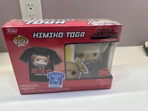My Hero Academia Himiko Toga Unmasked GameStop exclusive Funko pop Small Tee - Picture 1 of 2