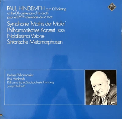 Paul Hindemith - Mathis der Maler & more 33 RPM 2xLP Record German Gatefold VG++ - Image 1 of 4