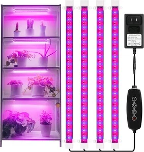 Mosthink Grow Lights for Indoor Plants, 60W LED Grow Light Strips with Auto Time - Picture 1 of 6