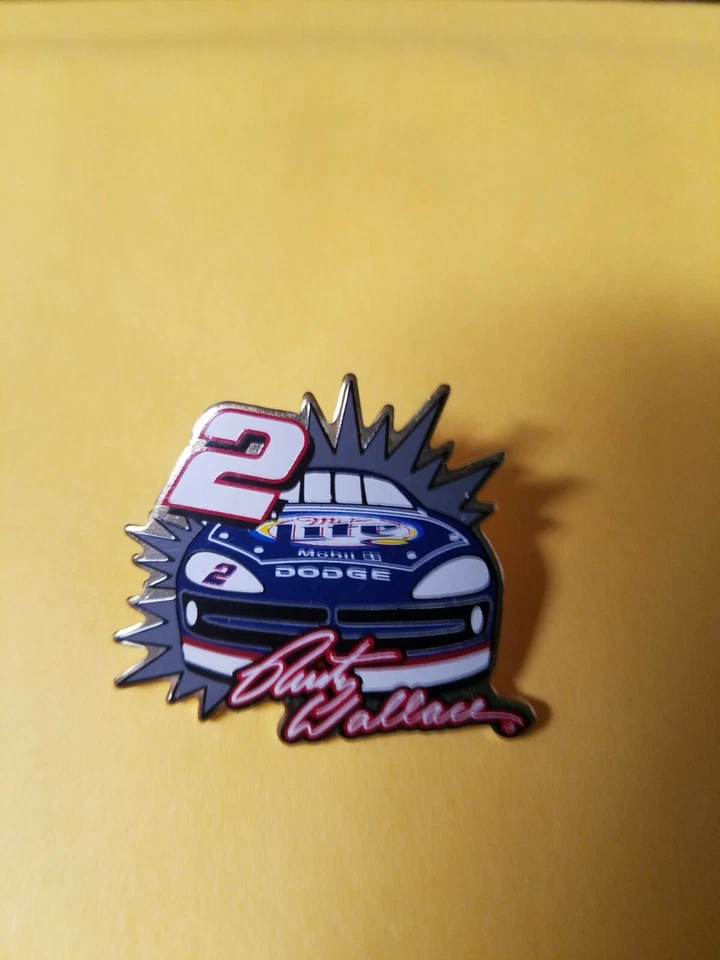 Rusty Wallace Miller Lite Dodge #2   Nascar  Hat Pin     - Image 1 of 1