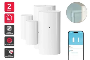 Kogan SmarterHome™ Zigbee Window and Door Sensors (2 Pack) Instant alerts. - Picture 1 of 5