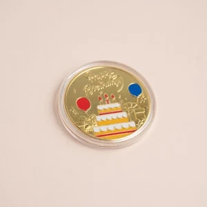 Happy Birthday Coin Keepsake Gift Goodluck Happiness Enjoy Your Special Day Gift - Picture 1 of 4