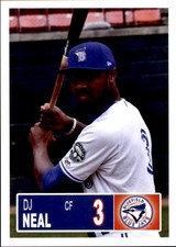 2018 Bluefield Blue Jays Grandstand #19 D.J. Neal Lithonia Georgia Baseball Card