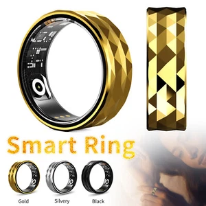 Smart Ring Health IP68 Waterproof Finger Ring Monitor Heart Rate Fitness Tracker - Picture 1 of 29
