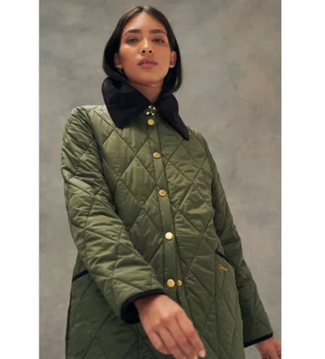 Barbour Modern Liddesdale Quilted Jacket -Olive/Class MSRP$385  BRITISH ELEGANCE - Image 1 of 4