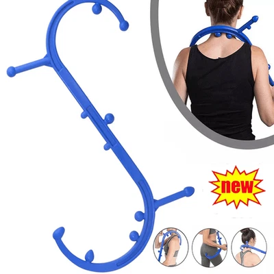 Tool Lower Back Massager Trigger Point Massager Self Massage Muscle Massage Blue - Image 1 of 4