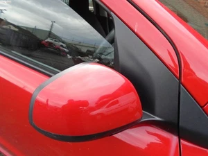10 NISSAN PIXO 1.0 N-TEC OFFSIDE MANUAL DOOR MIRROR-RED 08-13 BREAKING CAR - Picture 1 of 4